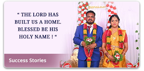 Christian Matrimony Success Story - www.christianthirumanam.com